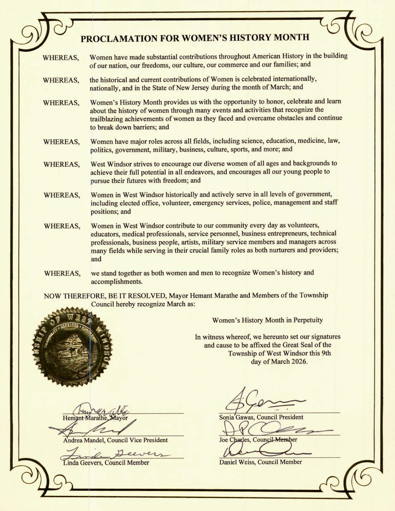 Women's History Month 10Mar26